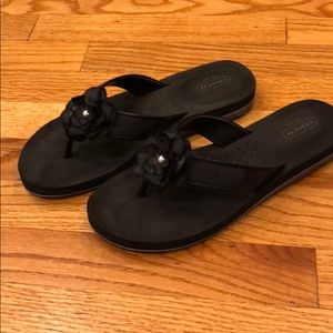 Coach Signature Flip Flops